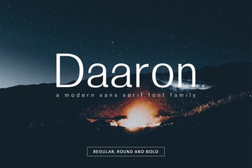 Daaron Sans Serif Font Family