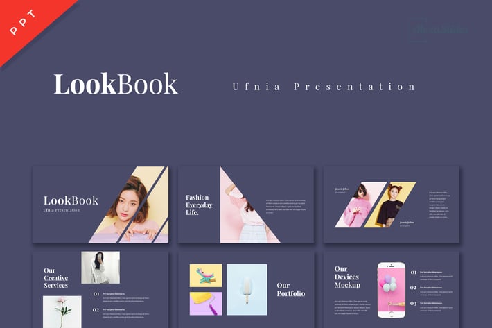Ufnia - Lookbook Powerpoint Presentation Template