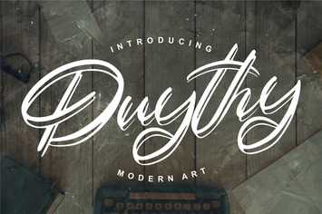 Duythy | Modern Art Font