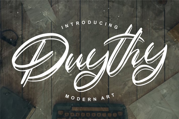Duythy | Modern Art Font