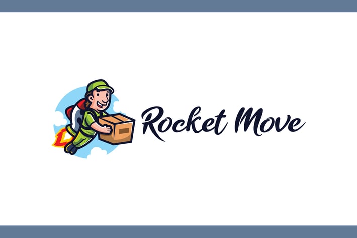 Rocket Move - Moving and Storage Service Logo
