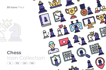 Chess Filled Icon
