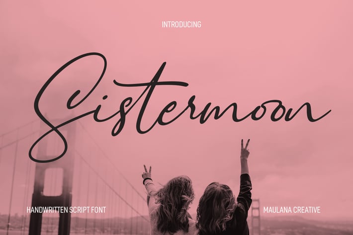 Sistermoon Script Font