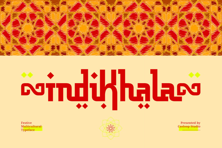 Indikhala - Arabic Eid Ramadan Typeface 
