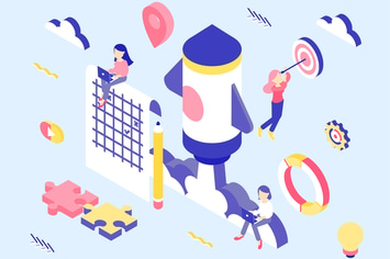 Startup Isometric Illustration