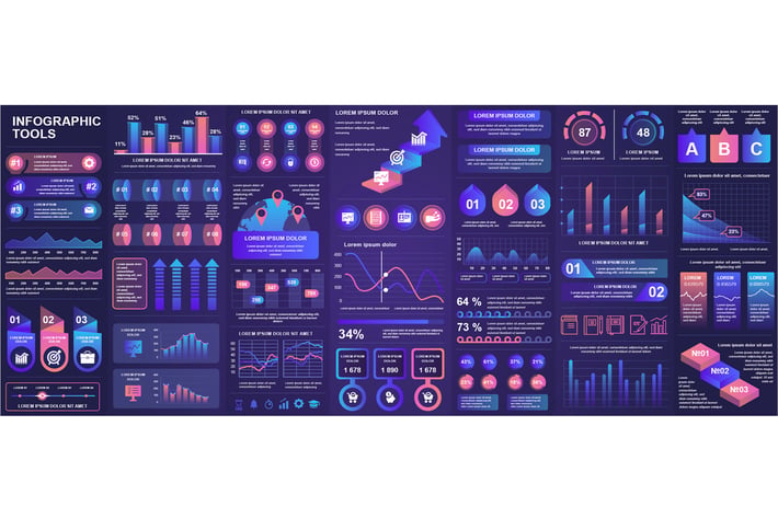 Gradient Infographics Design Template
