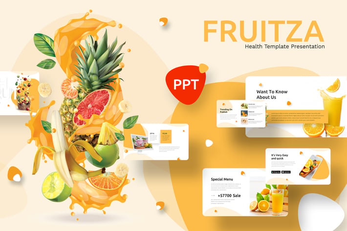 Fruitza - Fresh Powerpoint Template