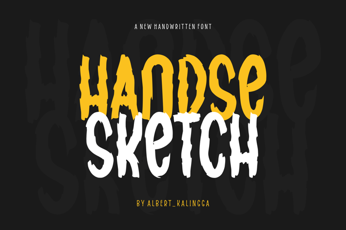 Handse Sketch Font
