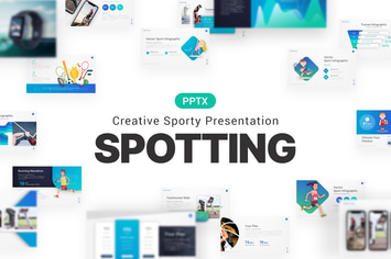 Spotting Creative Sporty Presentation Template
