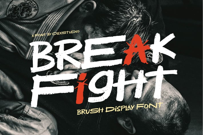 BREAK FIGHT - Display Font