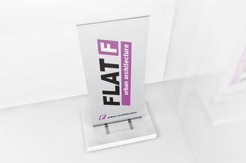 Roll Up Banner Stand Mockup