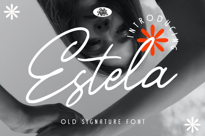 Estela Signature Font