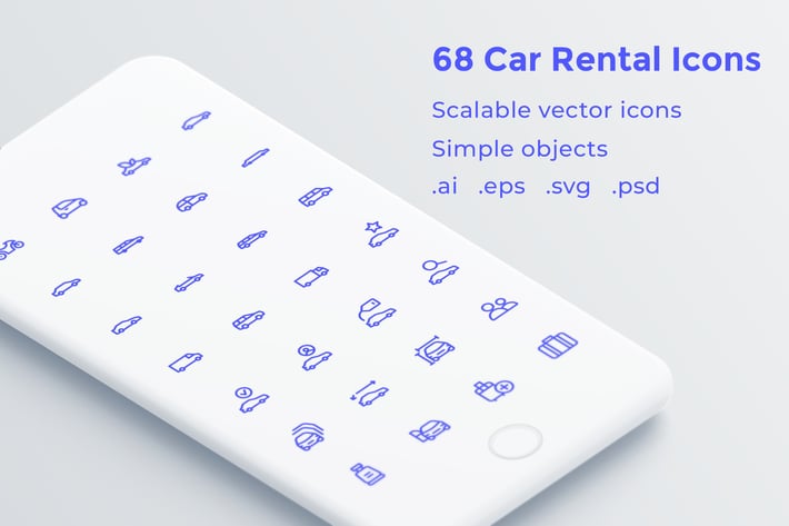 Car Rental Icons