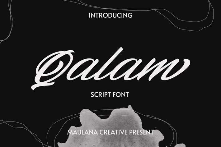 Qalam Script Font