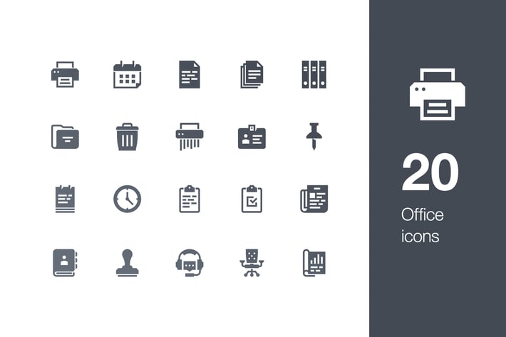 20 Office icons