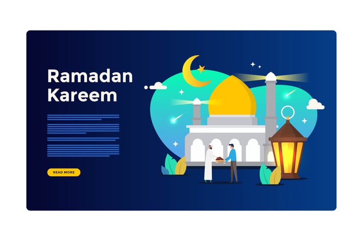 Ramadan Kareem Holy Moon