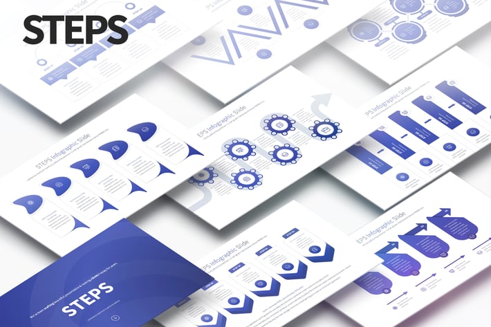 STEPS - PowerPoint Infographics Slides