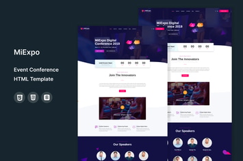 MiExpo | Event Conference HTML Template