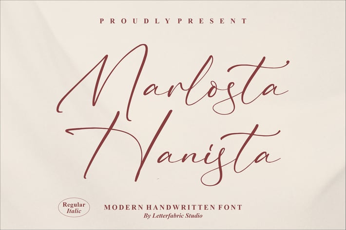 Marlosta Hanista Handwritten Font