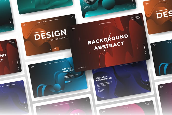 3D Abstract Background Minimal