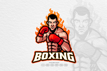 Boxing Fight Sport Logo