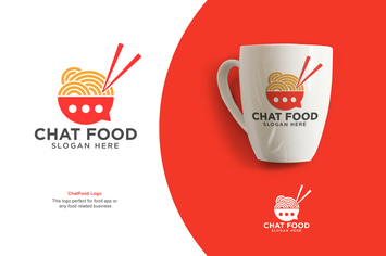Chat Food Logo