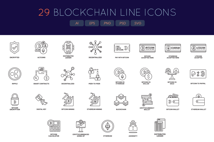 Cryptocurrency Icons