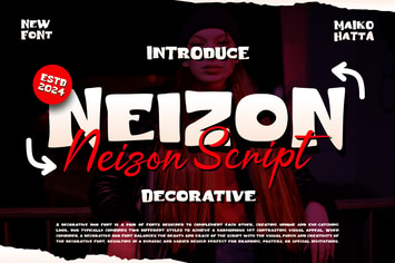 Neizon - Decorative Font Duo
