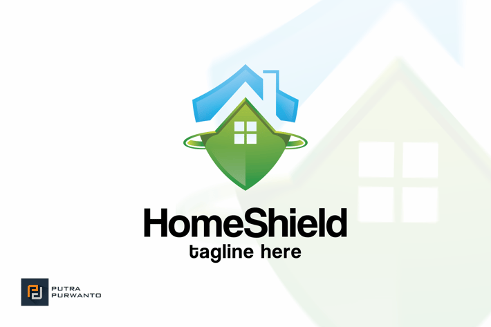 Home Shield - Logo Template