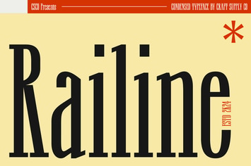 Railine – Condensed Serif