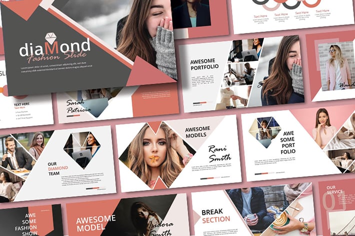 DIAMOND - Fashion Powerpoint Template