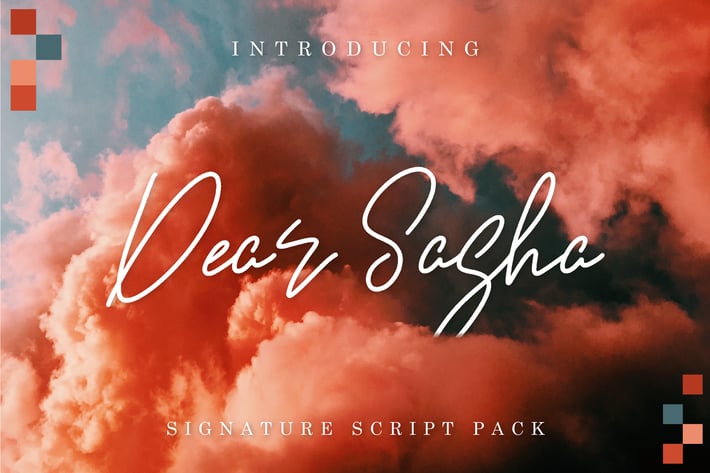 Dear Sasha Font Pack