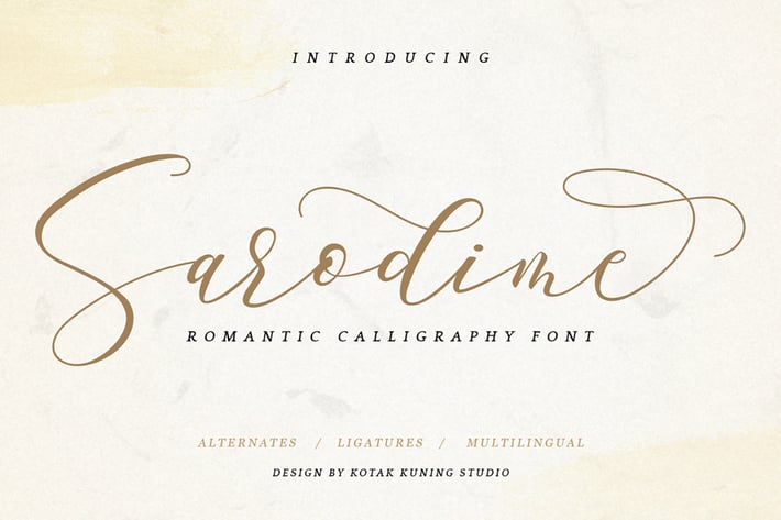 Sarodime - Elegant Signature Font