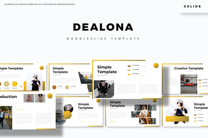 Dealona - Google Slide Template