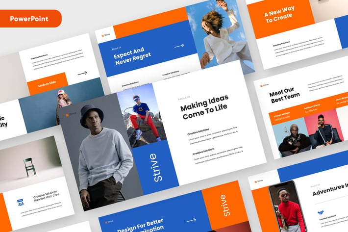 STRIVE - Business Creative Studio Powerpoint