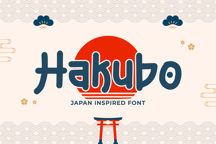 Hakubo - Japan Inspired Font
