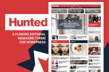 Hunted - Editorial Magazine Blog Theme
