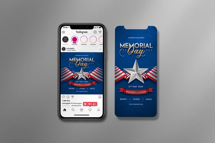 Memorial Day Instagram Set
