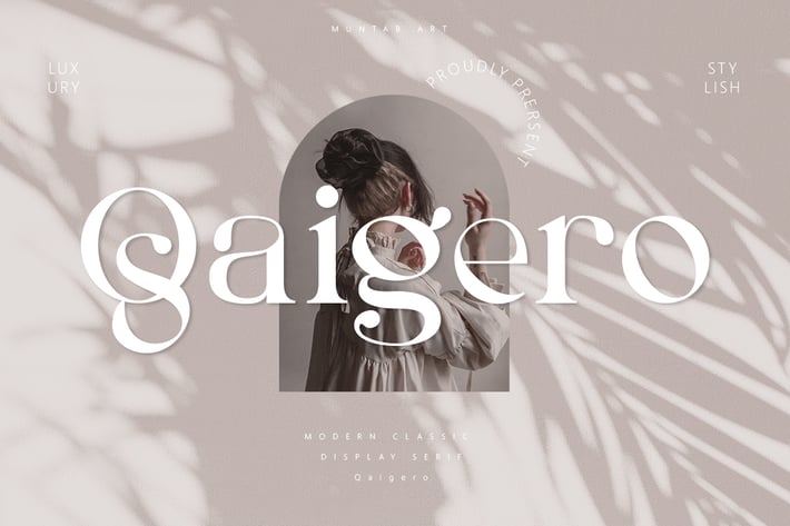 Qaigero | Modern Serif