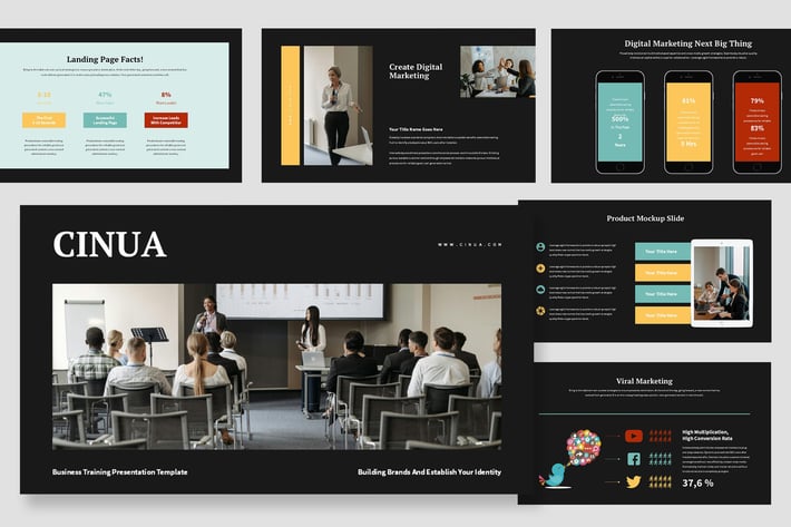 Cinua : Training Business Keynote Templates