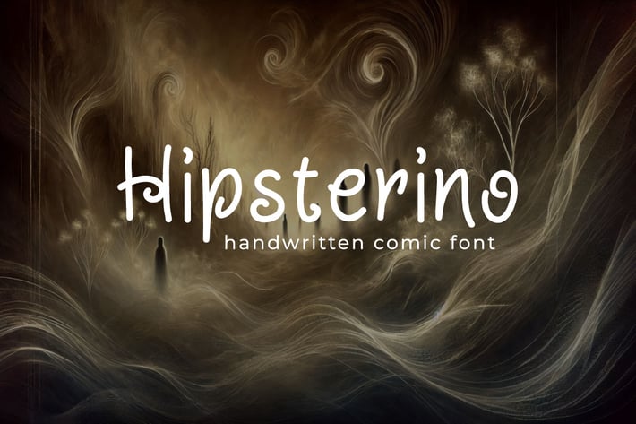 Hipsterino - Handeritten Comic Font