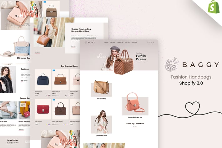 Baggy - Fashion Store, Handbags Shopify Theme 