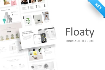 Floaty- Minimalist Keynote Template
