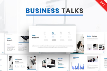 Business Talk - Company Powerpoint Template