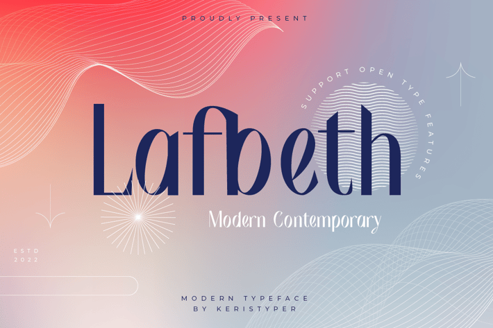 Lafbeth Font