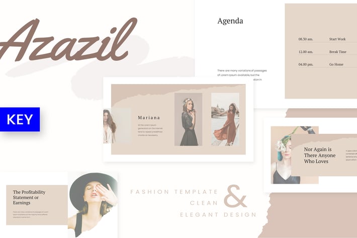 Azazil - Clean Keynote Template