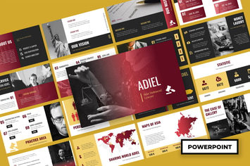 Adiel - Law & Firm Powerpoint Presentation