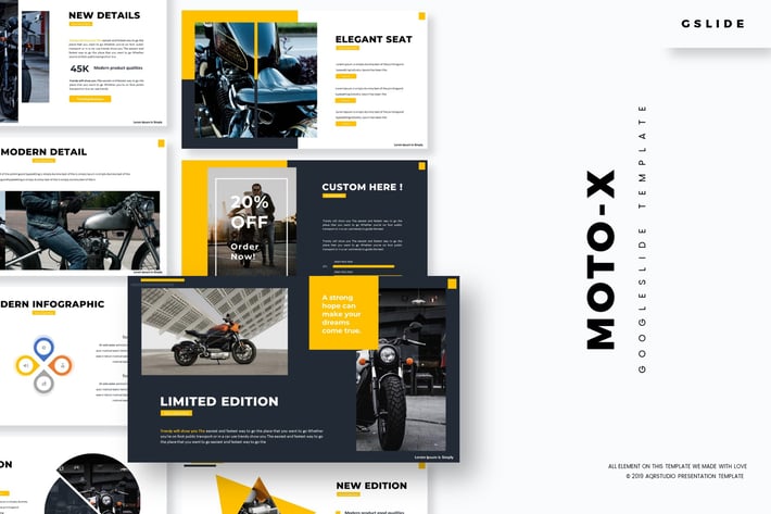Moto X - Google Slides Template