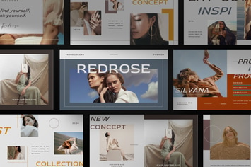 Red Rose Brand Keynote Presentation Template
