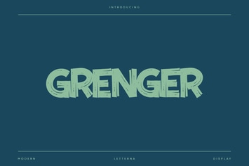 Grenger - Modern Brush Font